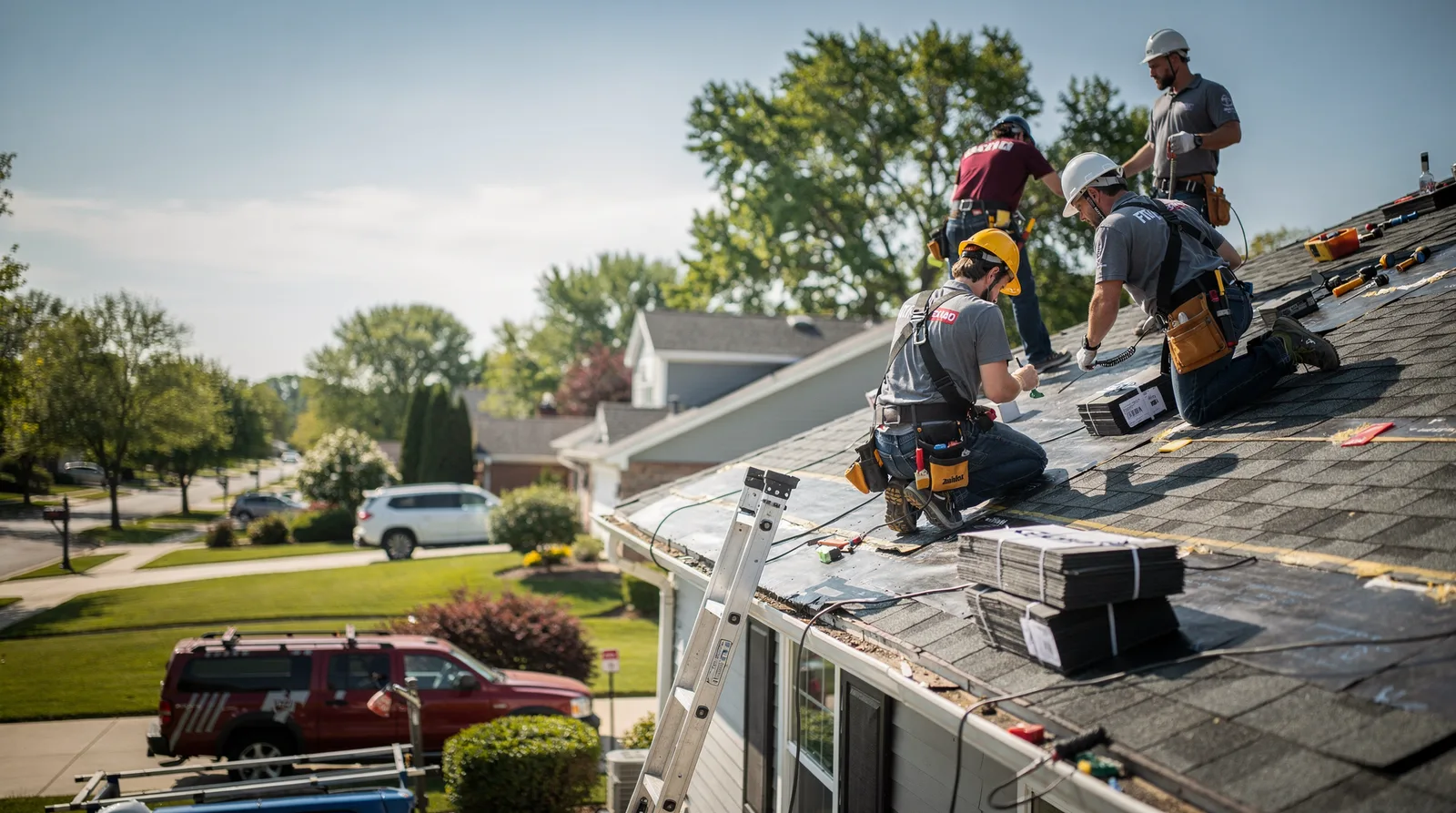 Roof Repair in New Holland, IL around you